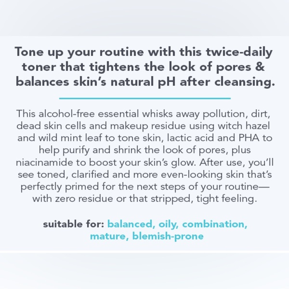 BNIB Tula Clarifying Tonic Alcohol Free Daily Toner - Picture 5 of 6